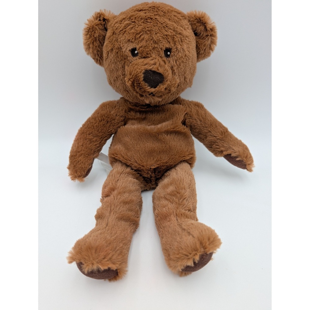 IKEA BRUNBJORN Plush Teddy Bear Brown Stuffed Animal 13 Inch Embroidered Eyes